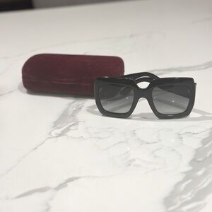 Gucci Oversized Black Square Sunglasses